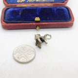 Sterling Silver Grand Piano Charm Pendant Vintage c1970
