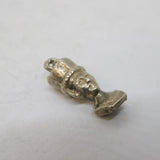 Sterling Silver Egyptian Pharaoh Charm Pendant Vintage c1970