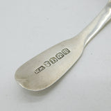 Scottish Victorian Sterling Silver Shell Bowl Tea Caddy Spoon Antique 1840