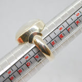 Sterling Silver Moonstone Cabochon Studio Style Dress Ring Vintage c1970 Size O