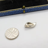 Sterling Silver Onyx Drop Charm Pendant Vintage c1970