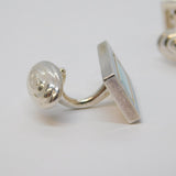 Links of London Sterling Silver & Enamel Pair of Cufflinks Vintage c2010s