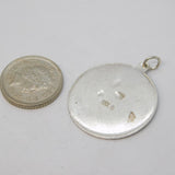 Sterling Silver Aquarius Zodiac Charm Pendant Vintage c1970