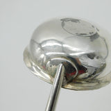 George III Sterling Silver Long Handled Coin Set Toddy Ladle Antique c1790