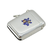 Edwardian Sterling Silver & Enamel St John's College, Cambridge Vesta Case