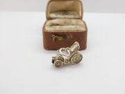 Sterling Silver Motor Car Charm Pendant Vintage c1970