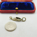Sterling Silver Morris Dancer Shoe Charm Pendant Vintage c1970