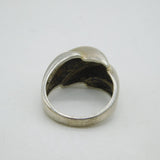 Tiffany & Co. 18ct Gold & Sterling Silver Dome Ring Vintage c1970s New York