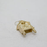 Sterling Silver Cuckoo Clock Charm Pendant Vintage c1970