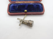 Sterling Silver Dutch Windmill Charm Pendant Vintage c1970