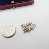 Sterling Silver Jack and Jill Went Up the Hill Charm Pendant Vintage c1970