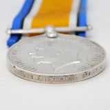 WW1 Silver British Army War Medal A.E Burton, Ord. RN Antique c1918