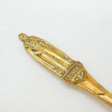 King George V Sterling Silver Gilt Commemorative Spoon 1949 Sheffield
