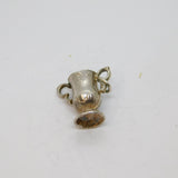 Sterling Silver "FA" Trophy Cup Charm Pendant Vintage c1970