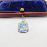 Sterling Silver & Enamel Weymouth Charm Pendant Vintage c1970