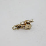 Sterling Silver Cannon Charm Pendant Vintage c1970