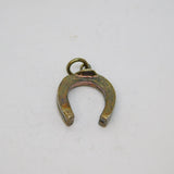 Sterling Silver Lucky Horseshoe Charm Pendant Vintage c1970