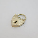 Sterling Silver Heart Lock Clasp Vintage 1986 Birmingham