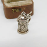 Sterling Silver Beer Tankard Stein Charm Pendant Vintage c1970