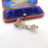 Sterling Silver Opening Couple in the Church Charm Pendant Vintage c1970