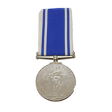 Elizabeth II Police Service Medal P.C G. Whatmore Vintage c1950s