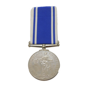 Elizabeth II Police Service Medal P.C G. Whatmore Vintage c1950s