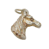 Sterling Silver Horse Head Charm Pendant Vintage c1970