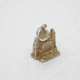 Sterling Silver St Paul's Cathedral Travel Souvenir Charm Pendant Vintage c1970s