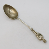 Sterling Silver Suva, Fiji Souvenir Teaspoon Antique 1912 Birmingham Art Deco