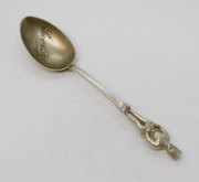 Sterling Silver Suva, Fiji Souvenir Teaspoon Antique 1912 Birmingham Art Deco