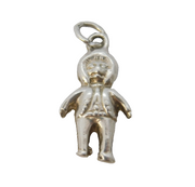 Sterling Silver Eskimo Charm Pendant Vintage c1970s