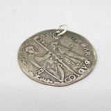 13th Century Silver Venetian Gross Coin Charm Pendant c1250 AD
