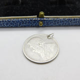 Sterling Silver South African Boer War-era 1 Shilling Charm Pendant 1894