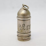 WW1-era 20th Century German Sterling Silver Wartime Charm Pendant Antique