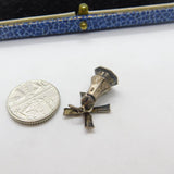 Sterling Silver Dutch Windmill Charm Pendant Vintage c1970