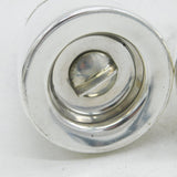 House of Lawrian Sterling Silver Modernist Salt & Pepper Shakers Vintage London