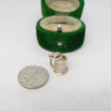 Sterling Silver Beer Tankard Charm Pendant Vintage c1970