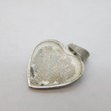 20th Century Swedish Silver & White Enamel Lord's Prayer Pendant Antique