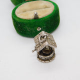 Sterling Silver Wishing Well Charm Pendant Vintage c1970