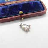 Sterling Silver Ringing Bell Charm Pendant Vintage c1970