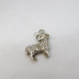 Sterling Silver Aries the Ram Zodiac Charm Pendant Vintage c1970