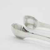 George III Sterling Silver Square Bowl Sugar Tongs Antique 1817 London