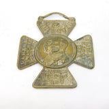 Victorian Gilt Metal George, Duke of York & Princess May of Teck Wedding Medal