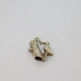 Sterling Silver Bird On Branch Charm Pendant Vintage c1970
