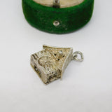 Sterling Silver Cuckoo Clock Charm Pendant Vintage c1970