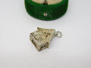 Sterling Silver Cuckoo Clock Charm Pendant Vintage c1970