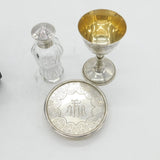 Victorian Boxed Sterling Silver Travelling Communion Set Antique 1876 London