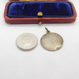 Sterling Silver St Christopher Charm Pendant Vintage c1970