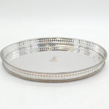 20th Century 'Silver on Copper' Roehampton Club Serving Tray Antique c1920