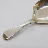 William IV Sterling Silver Wide Bowl Tea Caddy Spoon Antique 1835 London